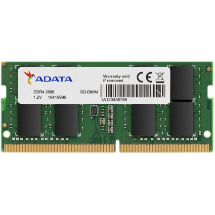 16 GB ADATA SO-DIMM 2666 (1x 16 GB) (grn, AD4S266616G19-SGN, Premier)