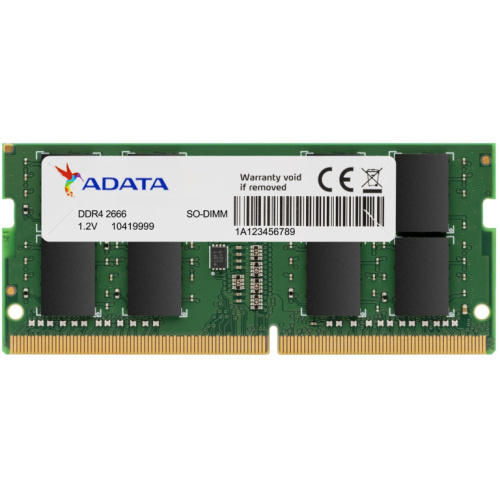 16 GB ADATA SO-DIMM 2666 (1x 16 GB) (grn, AD4S266616G19-SGN, Premier)