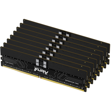 KINGSTON FURY Renegade Pro 256GB DIMM 5600MT/s DDR5 ECC Reg CL36 Kit of 8 XMP