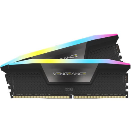 64 GB Corsair DIMM 5200 (2x 32 GB) Dual-Kit (schwarz. CMH64GX5M2B5200C40. Vengeance RGB. INTEL XMP)