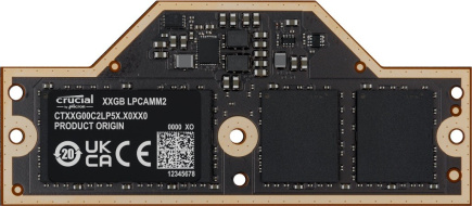 Crucial Notebook memory DDR5 LPCAMM2 32GB/7500 LPDDR5X