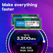 Crucial Notebook memory DDR4 SODIMM 32GB/3200 (2*16GB) CL22 Tray