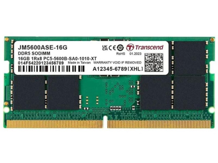 NB MEMORY 16GB DDR5-5600 SO/JM5600ASE-16G TRANSCEND