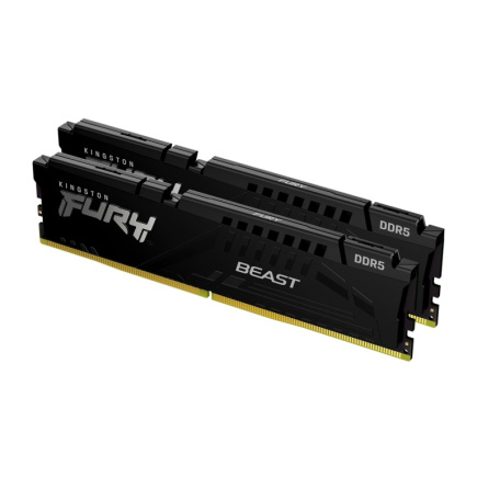 Kingston Technology FURY Beast 32GB 5600MT/s DDR5 CL36 DIMM (Kit of 2) Черный