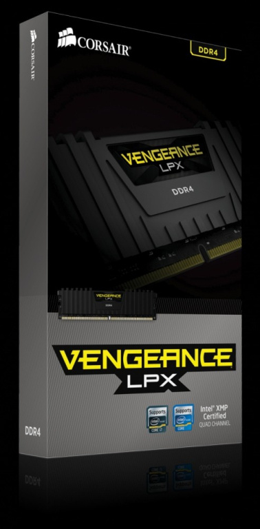 Corsair DDR4 Vengeance LPX 8GB/2400 Black CL14-16-16-31 1.20V XMP2.0
