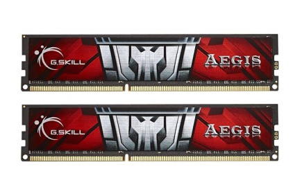 G.Skill Aegis F3-1600C11D-16GIS memory module 16 GB 2 x 8 GB DDR3 1600 MHz