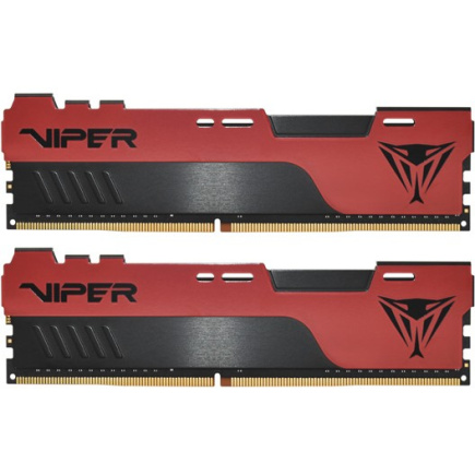 32 GB Patriot DIMM 3200 (2x 16 GB) Dual-Kit (rot/schwarz, PVE2432G320C8K, Viper Elite II, INTEL XMP)