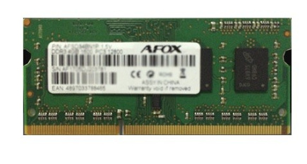 AFOX (Foxconn) DDR3L SO-DIMM - 8GB - 1333MHz - Low Voltage 1.35V with 1066 profile for older systems