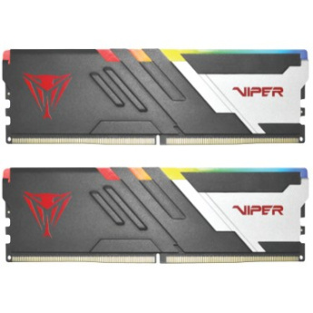 Patriot Viper Venom RGB DDR5 series - kit 32GB: 2 x16 GB - DIMM 288-pin - 6000 MT/s / PC5-48000 - CL30 - 1.35 V - EXPO, XMP