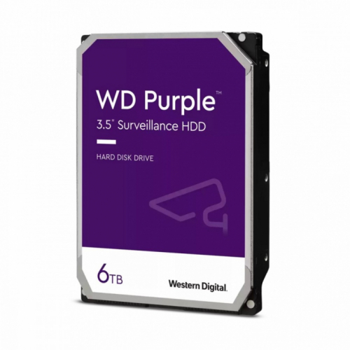 Western Digital HDD Purple 6TB 3,5 256 MB 5400RPM WD64PURZ