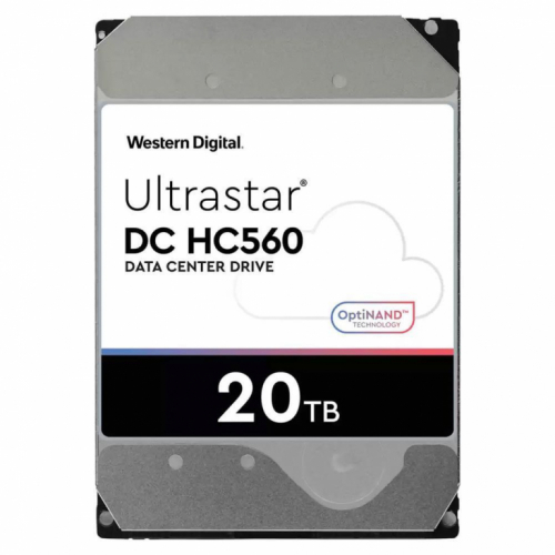 HDD|WESTERN DIGITAL ULTRASTAR|Ultrastar DC HC560|WUH722020BLE6L4|20TB|SATA|512 MB|7200 rpm|3,5