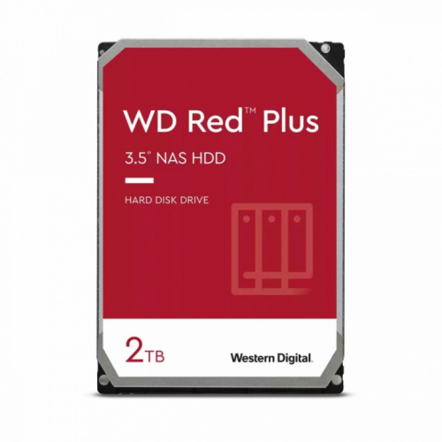 Western Digital HDD WD Red Plus 2TB 3,5 CMR 64MB/5400RPM