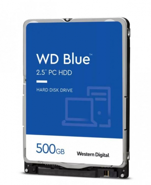 Western Digital HDD Blue 500GB 2,5 16MB SATAIII/5400rpm