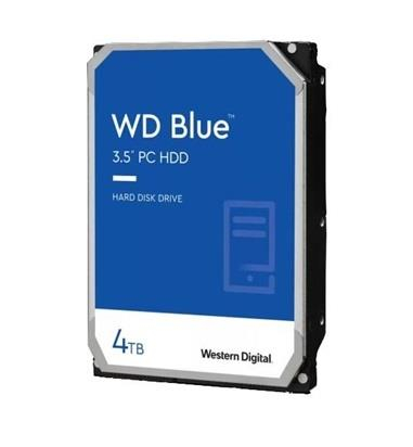 HDD|WESTERN DIGITAL|Blue|4TB|SATA|256 MB|5400 rpm|3,5