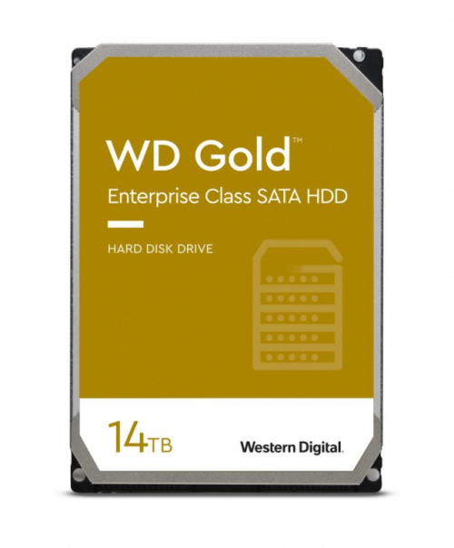 HDD|WESTERN DIGITAL|Gold|14TB|SATA 3.0|512 MB|7200 rpm|3,5