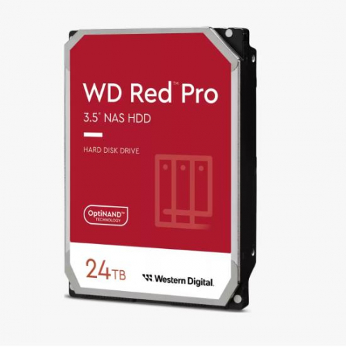 HDD|WESTERN DIGITAL|Red Pro|24TB|SATA|512 MB|7200 rpm|3,5