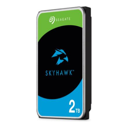 Seagate SkyHawk ST2000VX017 - Hard drive - 2 TB - internal - 3.5'' - SATA 6Gb/s - buffer: 256 MB - with 3 years Seagate Rescue Data Recovery 