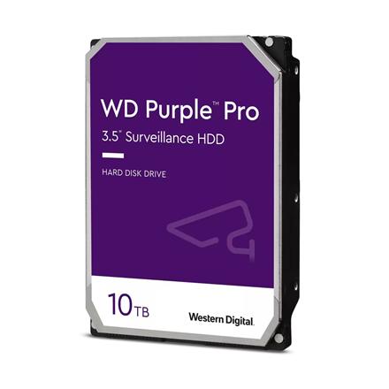 Western Digital | Hard Drive | Purple Pro Surveillance | 7200 RPM | 10000 GB WD101PURP