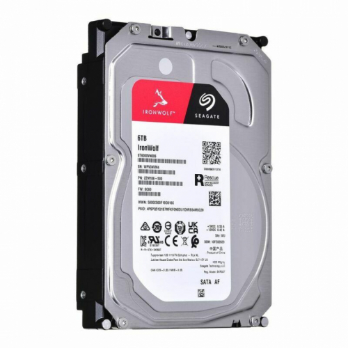 HDD|SEAGATE|IronWolf|6TB|SATA|256 MB|5400 rpm|Discs/Heads 4/8|3,5