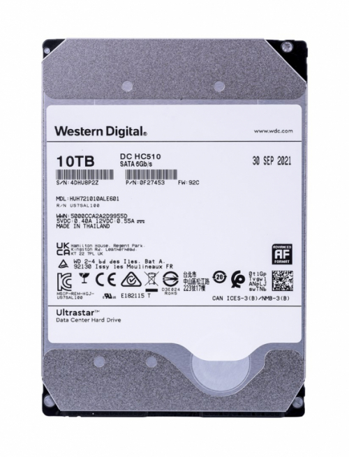 Western Digital Ultrastar He10 internal hard drive 10 TB 7200 RPM 256 MB 3.5