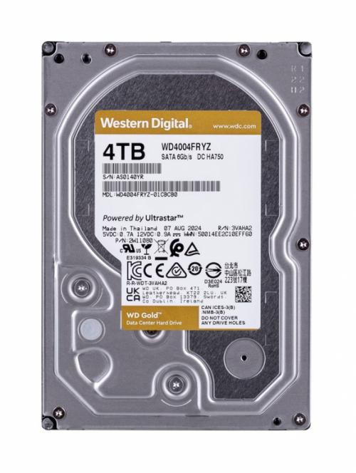 Western Digital Gold WD4004FRYZ internal hard drive 3.5