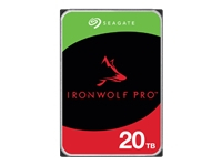 SEAGATE Ironwolf PRO Enterprise NAS HDD 20TB 7200rpm 6Gb/s SATA 256MB cache 8.9cm 3.5inch 24x7 for NAS & RAID Rackmount systems BLK