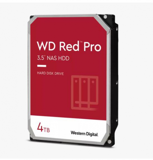 HDD|WESTERN DIGITAL|Red Pro|4TB|SATA 3.0|256 MB|7200 rpm|3,5