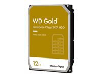 WD Gold 12TB HDD 7200rpm 6Gb/s serial ATA sATA 256MB cache 3.5inch intern RoHS compliant Enterprise Bulk