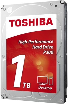 Toshiba P300 Desktop PC - Hard drive - 1 TB - internal - 3.5'' - SATA 6Gb/s - 7200 rpm - buffer: 64 MB 