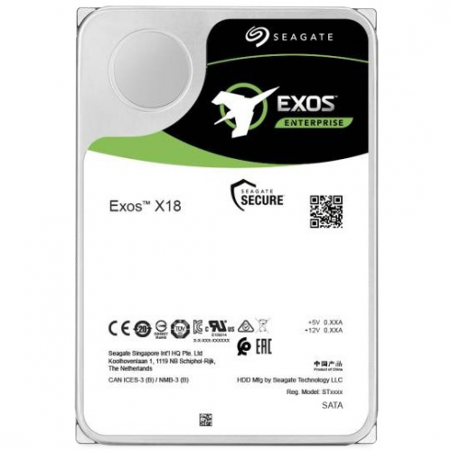 16TB Seagate Exos X18 ST16000NM000J 7200RPM Ent. *Bring-In-Warranty*