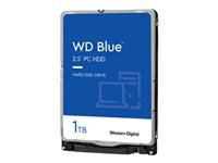 WD Blue Mobile 1TB HDD 5400rpm SATA serial ATA 6Gb/s 128MB cache 2,5inch 7mm Heigth RoHS compliant intern Bulk