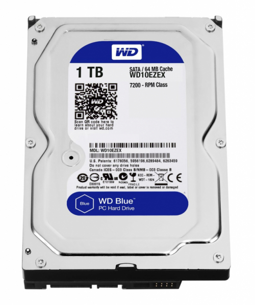 Western Digital Blue internal hard drive 1 TB 7200 RPM 64 MB 3.5