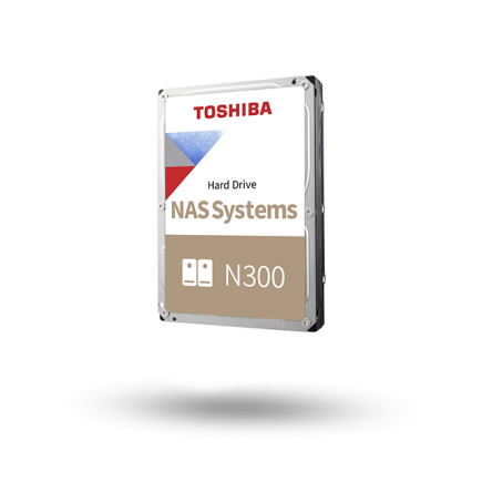 Toshiba N300 NAS - Hard drive - 4 TB - internal - 3.5'' - SATA 6Gb/s - 7200 rpm - buffer: 128 MB 
