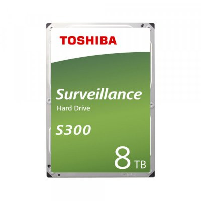 Toshiba S300 Surveillance - Hard drive - 8 TB - internal - 3.5'' - SATA 6Gb/s - 7200 rpm - buffer: 256 MB 