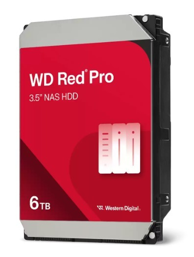 Western Digital Disc HDD Red Pro 6TB 3,5''265 MB SATAIII WD6005FFBX