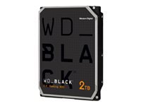 WD Desktop Black 2TB HDD 7200rpm 6Gb/s serial ATA sATA 64MB cache 3,5inch intern RoHS compliant Bulk