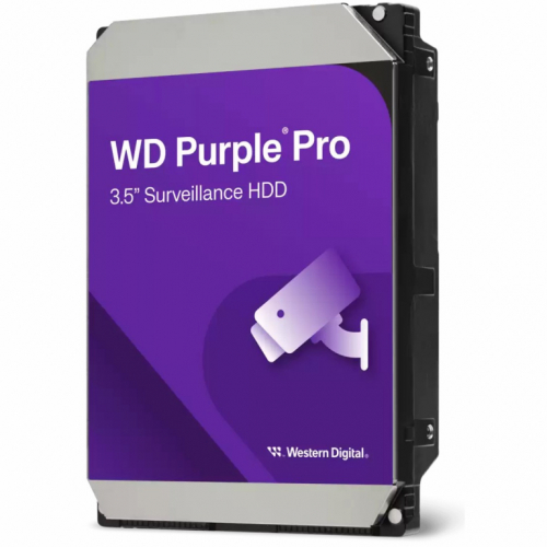 WD Purple Pro 12TB SATA 6Gb/s HDD 8,89cm 3,5Zoll internal 7200Rpm 256MB Cache 24x7 Bulk