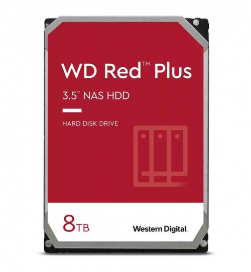 Western Digital Red Plus 8TB 3.5 inch CMR 256MB/5640RPM Class Hard Drive