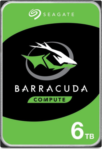 Seagate HDD BarraCuda 6TB 3.5 inches 256MB ST6000DM003