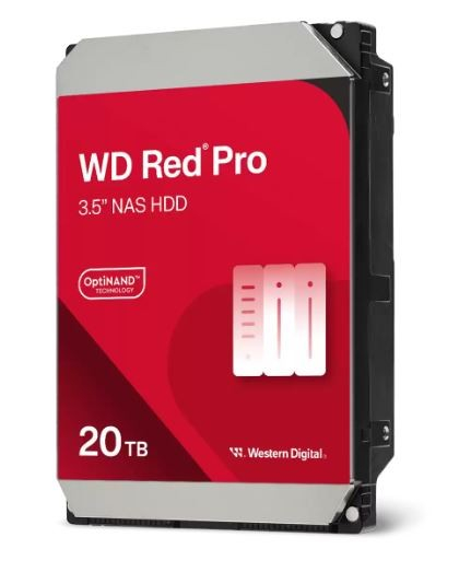 Western Digital Disc HDD Red Pro 20TB 3,5 512MB SATA III/7200rpm