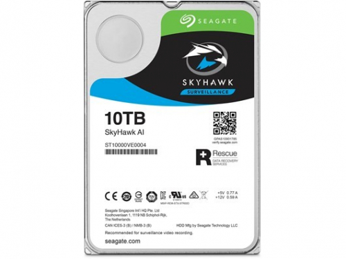 Seagate Drive SkyHawkAI 10TB 3,5 256MB ST10000VE001