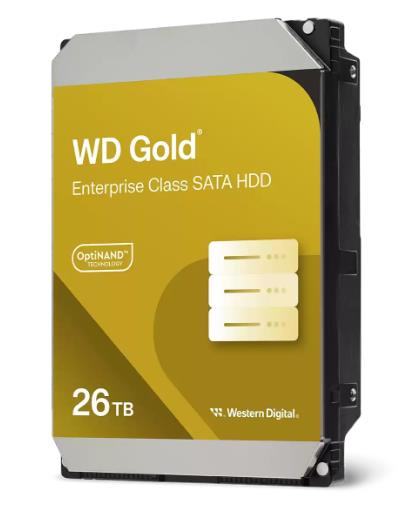 HDD|WESTERN DIGITAL|Gold|26TB|SATA|512 MB|7200 rpm|3,5