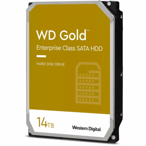 WD Gold 14TB SATA 6Gb/s 8,89cm 3,5Zoll 512MB cache 7200rpm internal RoHS compliant Enterprise HDD Bulk