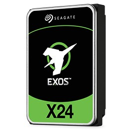 SEAGATE Exos X24 12TB HDD SATA 6Gb/s 7200rpm 512MB cache 8,89cm 3,5Zoll 24x7 512e/4KN