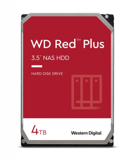 WD Red Plus WD40EFPX - Hard drive - 4 TB - internal - 3.5