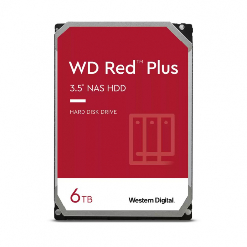 Western Digital Red Plus WD60EFPX internal hard drive 6 TB 5400 RPM 256 MB 3.5
