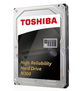 Toshiba N300 NAS Server — 4 Terabytes — SATA 6 Gbps