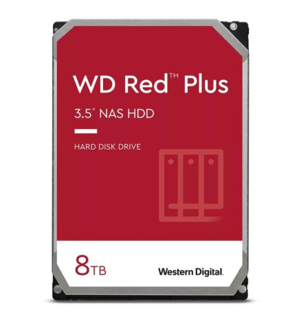 Western Digital Red Plus 8TB 3.5 inch CMR 256MB/5640RPM Class Hard Drive