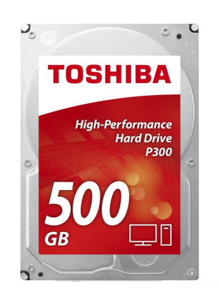 Toshiba P300 500GB internal hard drive 7200 RPM 64 MB 3.5'' Serial ATA III