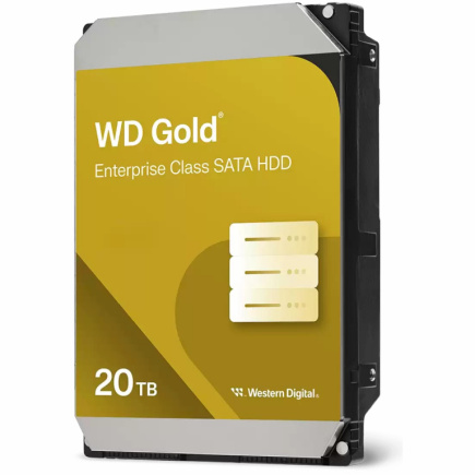 WD Gold 20TB HDD SATA 6Gb/s Enterprise 8.89cm 3.5Zoll 512MB cache 350230